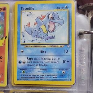 Pokémon Card Totodile